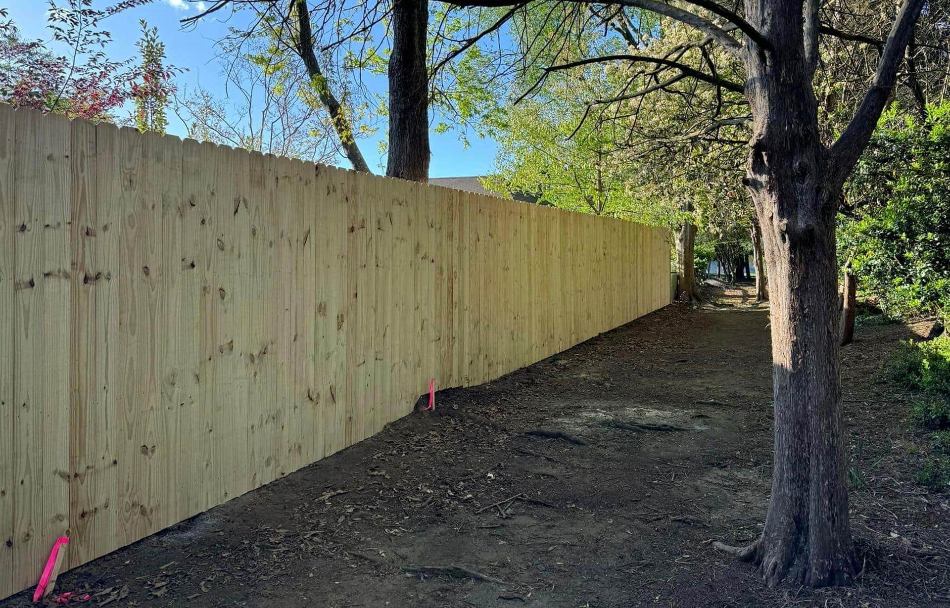 Custom fence installation in Charlotte, North Carolina