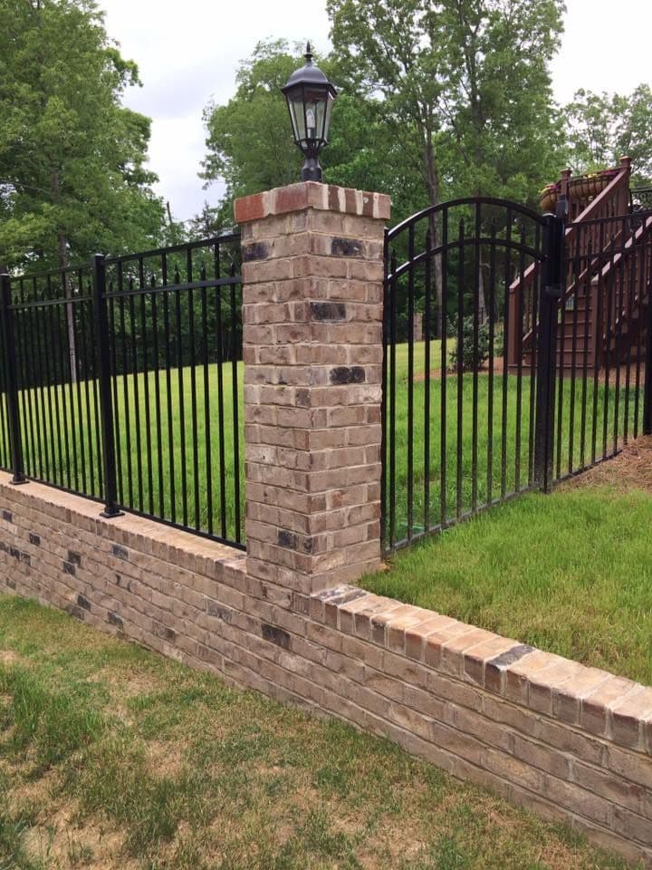Aluminum fence installation by Advanced Custom Fence in Charlotte, NC, project view 4