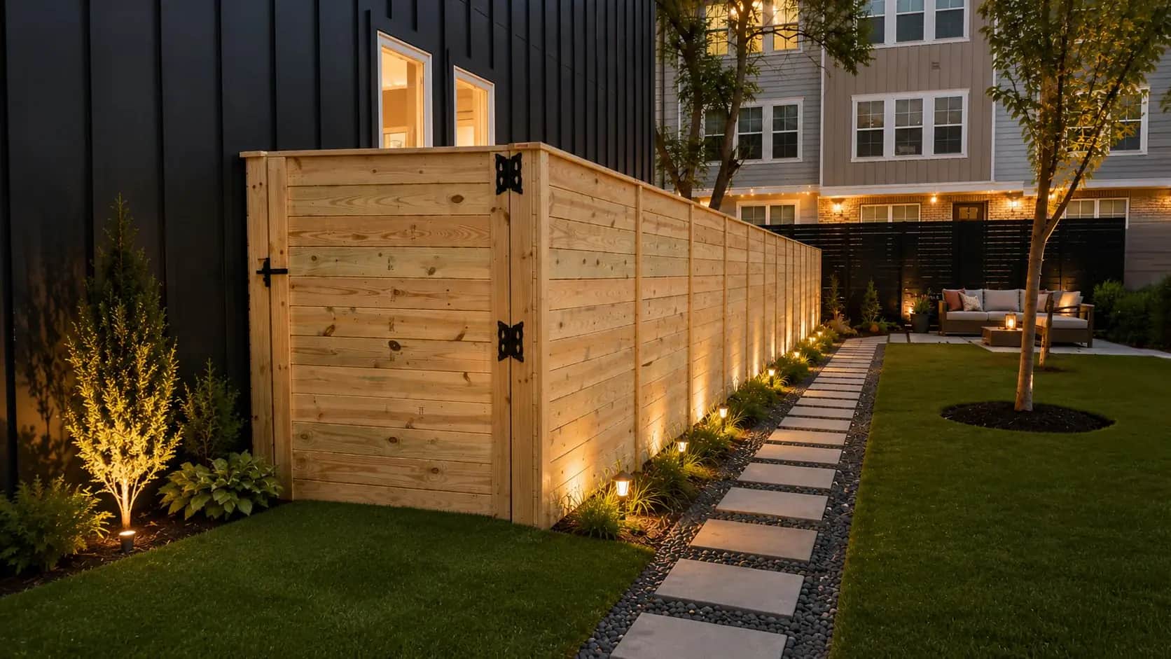 Custom fence and gate project by Advanced Custom Fence in Charlotte, NC