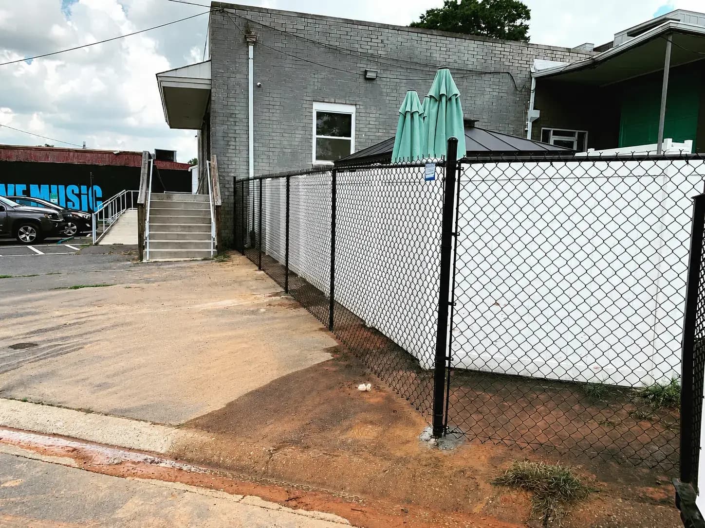 Commercial gate and fence installation by Advanced Custom Fence in Charlotte, NC