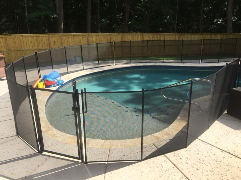 Pool fence installation by Advanced Custom Fence in Charlotte, NC, project view 5